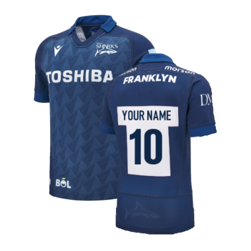 2024-2025 Sale Sharks Authentic Home Shirt (Your Name)