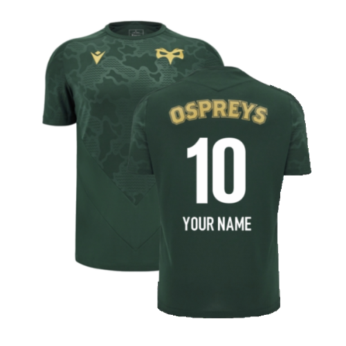 2024-2025 Ospreys Poly Training Shirt (Green) (Your Name)