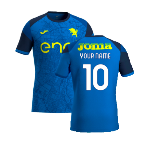 2024-2025 Torino Pre-Game Shirt (Blue) (Your Name)