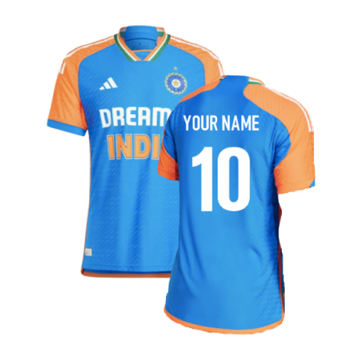 2024 India Cricket T20I Jersey (Your Name)