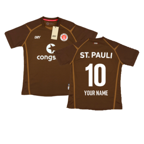 2022-2023 St Pauli Home Shirt (Your Name)