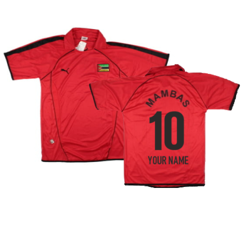 2009-2010 Mozambique Home Shirt (Your Name)