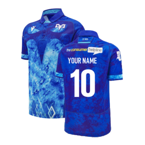 2024-2025 Ospreys Rugby Euro Replica Shirt (Kids) (Your Name)