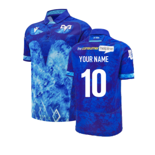 2024-2025 Ospreys Rugby Euro Replica Shirt (Your Name)