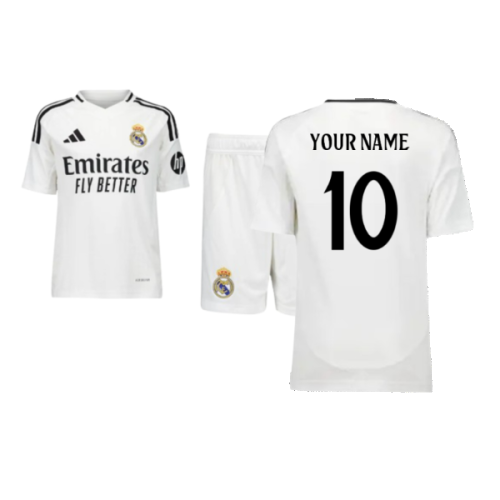 2024-2025 Real Madrid Home Youth Kit (Your Name)