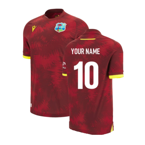 2024 West Indies Cricket Matchday ODI Shirt S/S (Your Name)