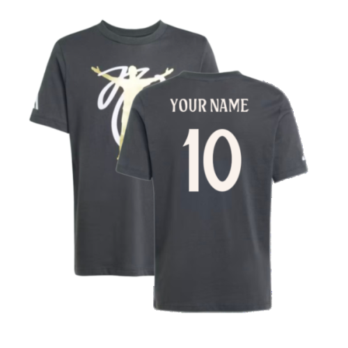 2024-2025 adidas Jude Bellingham T-Shirt (Grey) - Kids (Your Name)