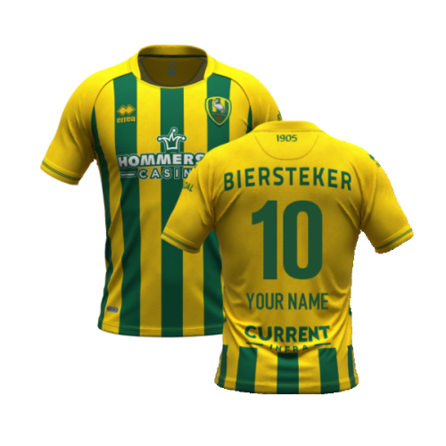 2024-2025 Ado Den Haag Home Shirt (Your Name)