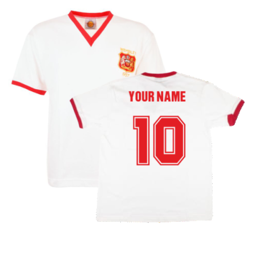 Manchester Reds 1957 FA Cup Final Retro Shirt (Your Name)