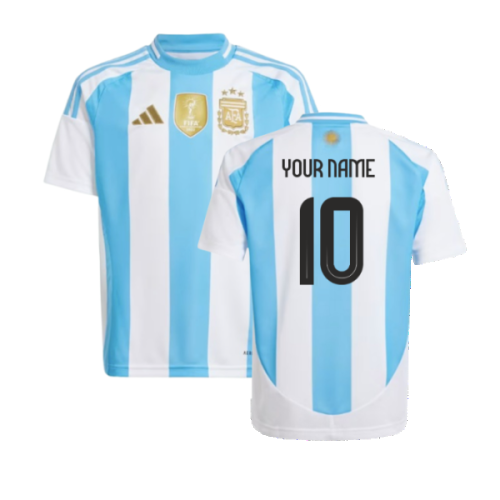 2024-2025 Argentina Home Shirt (Kids) (Your Name)