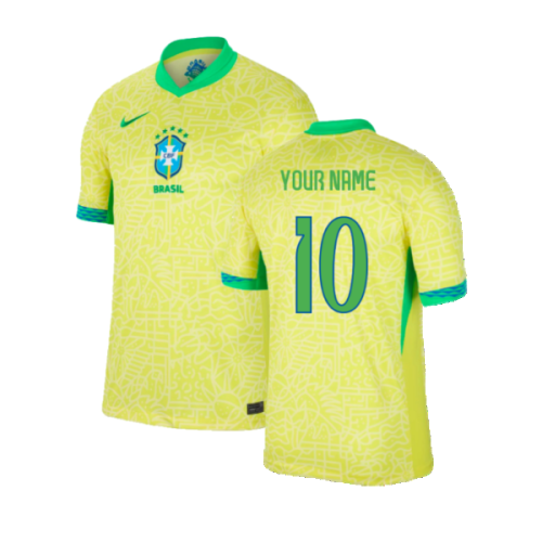 2024-2025 Brazil Home Shirt (Your Name)