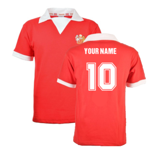 Manchester Reds 1970s Retro Shirt (Your Name)