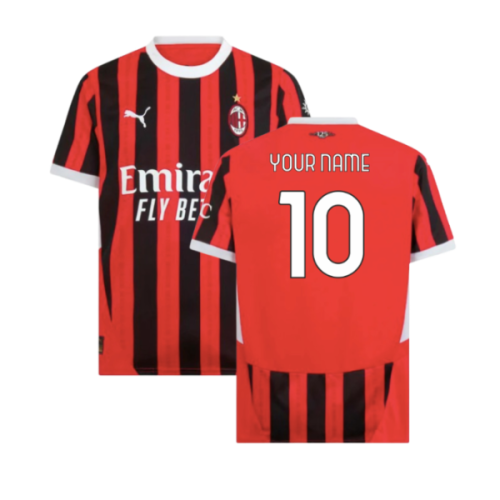 2024-2025 AC Milan Home Shirt (Your Name)