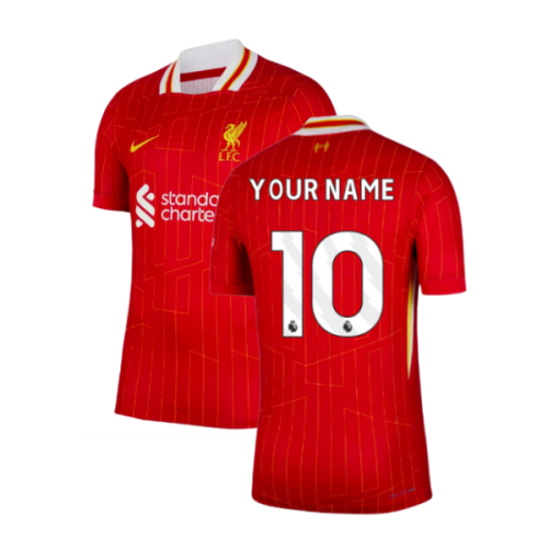 2024-2025 Liverpool Dri-Fit ADV Match Home Shirt (Your Name)