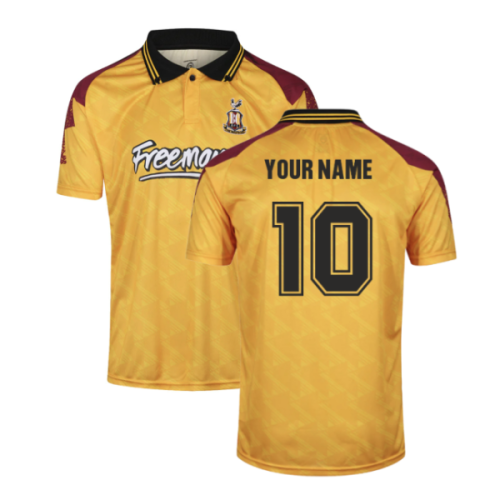1993-1994 Bradford City Retro Away Shirt (Your Name)