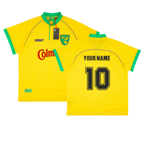 1997-1999 Norwich City Home Pony Reissue Shirt (Your Name)