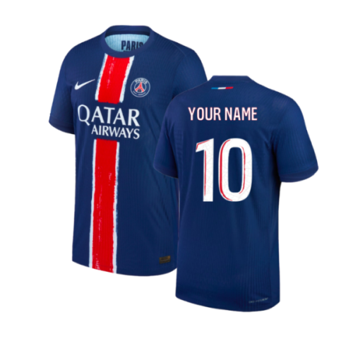 2024-2025 PSG Home Authentic Match Shirt (Your Name)