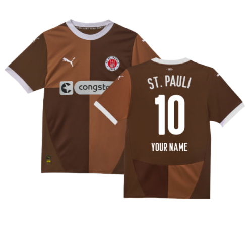 2024-2025 St Pauli Home Shirt (Your Name)