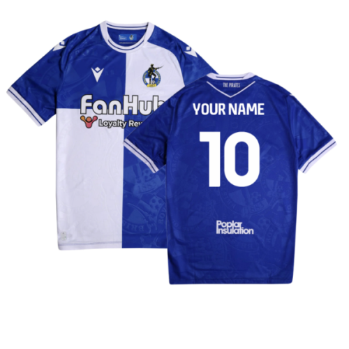 2025-2026 Bristol Rovers Home Shirt (Your Name)