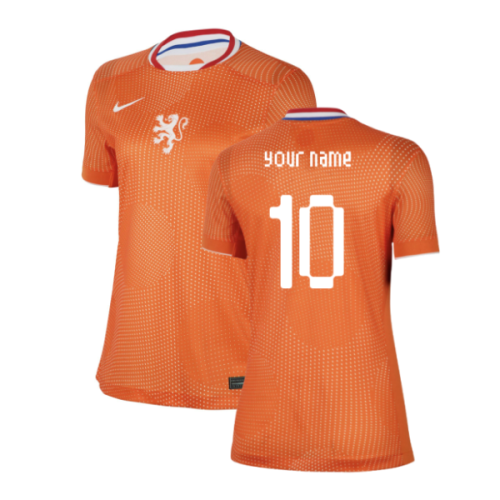 2025-2026 Netherlands Womens Team Home Shirt (Ladies) (Your Name)
