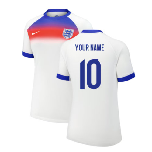 2025 England Womens Team Home Shirt (Ladies) (Your Name)