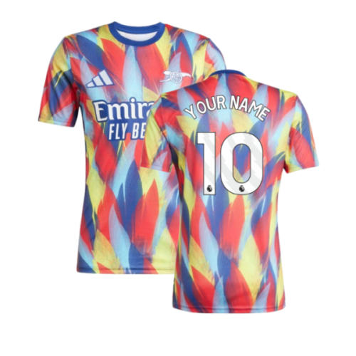 2025-2026 Arsenal Pre-Match Shirt (Victory Blue) - Womens (Your Name)