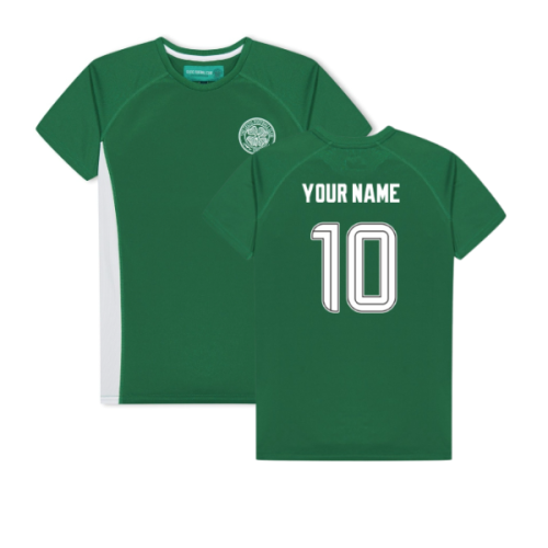 Celtic Poly T-shirt (Green) - Kids (Your Name)