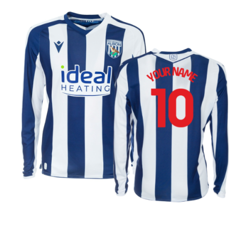 2025-2026 West Brom WBA Home Shirt LS (Your Name)
