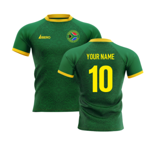 2025-2026 Springboks South Africa Home Rugby Shirt Adult Long Sleeves (Your Name)