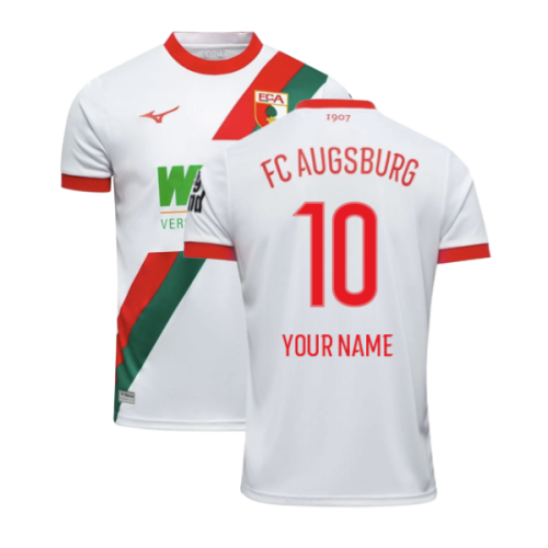 2025-2026 FC Augsburg Home Shirt (Kids) (Your Name)