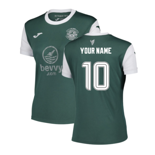 2025-2026 Hibernian Home Shirt - Womens (Your Name)
