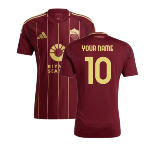2024-2025 Roma Home Shirt (Your Name)