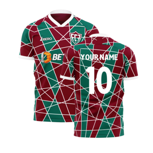 2025-2026 Fluminense Home Concept Shirt Adult Short Sleeve (Your Name)