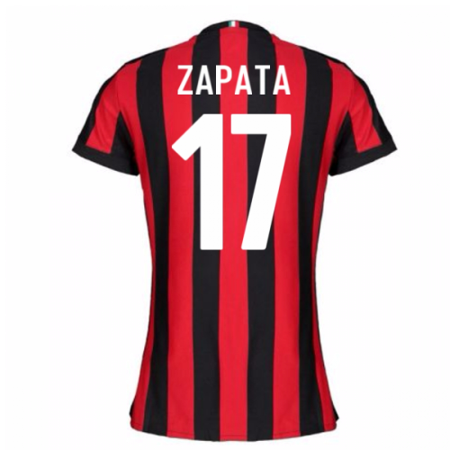 2017-2018 AC Milan Womens Home Shirt (Zapata 17)