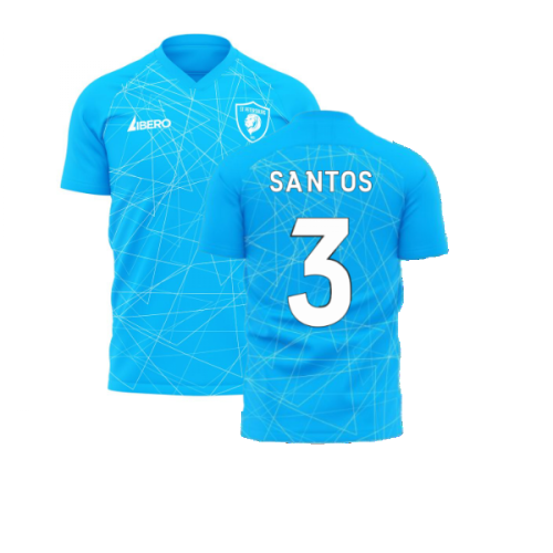 Zenit 2024-2025 Home Concept Football Kit (Libero) (SANTOS 3)