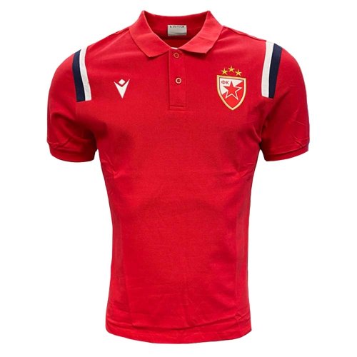 2020-2022 Red Star Belgrade Polo Shirt (Red)