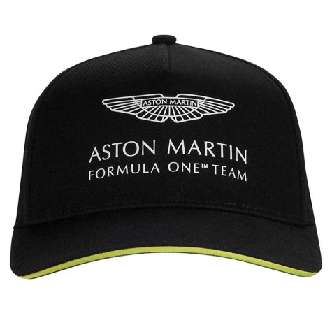 2021 Aston Martin F1 Official Team Lance Stroll Cap - Black