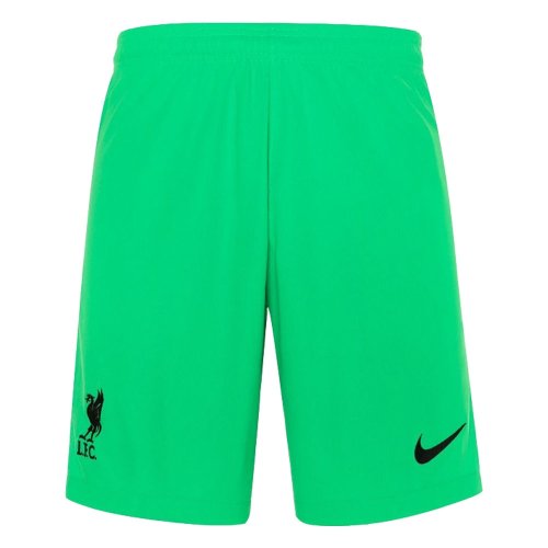 Liverpool 2021-2022 Home Goalkeeper Shorts (Green) - Kids