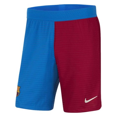 2021-2022 Barcelona Vapor Home Shorts (Blue)