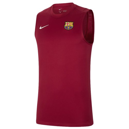 2021-2022 Barcelona Sleeveless Top (Red)