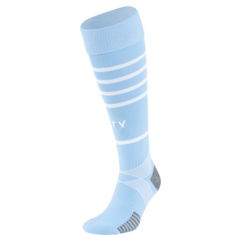 2021-2022 Man City Home Socks (Light Blue)