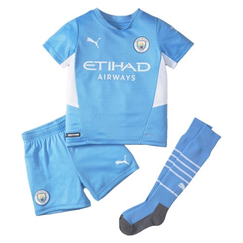 2021-2022 Man City Home Mini Kit