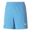 2021-2022 Man City Home Shorts (Light Blue) - Kids