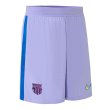 2021-2022 Barcelona Away Shorts (Purple) - Kids