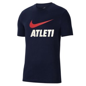 2021-2022 Atletico Madrid Swoosh Club Tee (Blue)