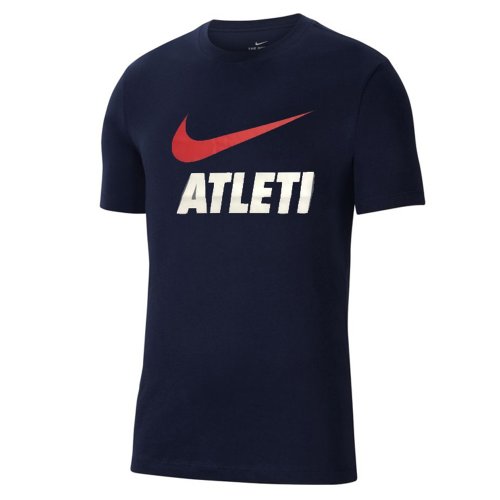 2021-2022 Atletico Madrid Swoosh Club Tee (Blue)