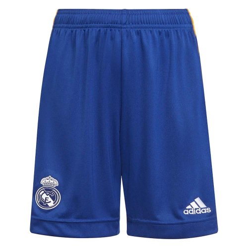 Real Madrid 2021-2022 Away Shorts (Blue) - Kids