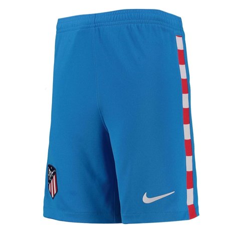 2021-2022 Atletico Madrid 3rd Shorts (Blue) - Kids