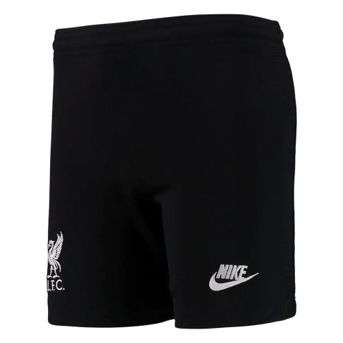 Liverpool 2021-2022 Home Goalkeeper Shorts (Black) - Kids