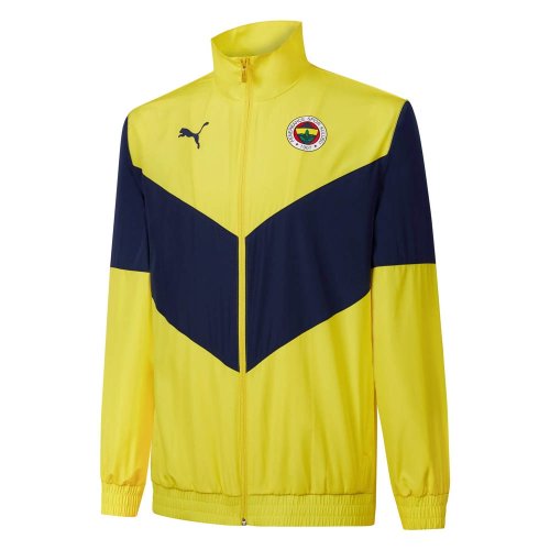 2021-2022 Fenerbahce Pre-Match Jacket (Yellow)